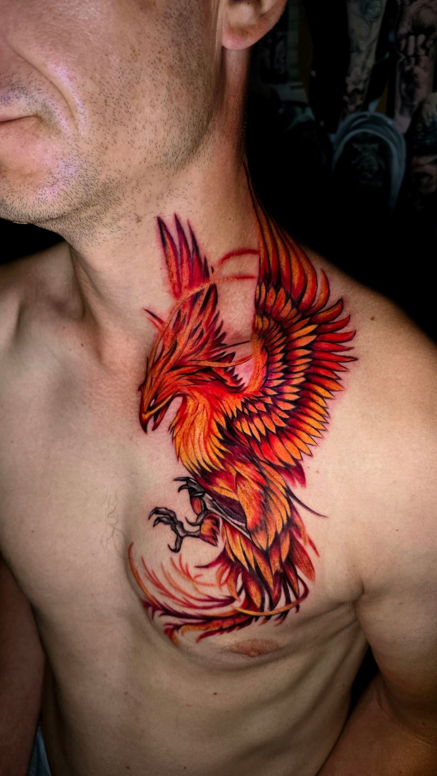 Feniks — Kolorowy Realizm — Judin Tattoo